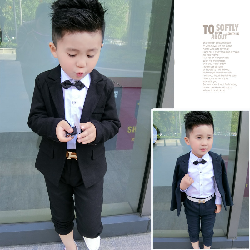 Boys spring and autumn dress suit 4 autumn small suit children 5 small suit 6-year-old boy long-sleeved costume tide 7