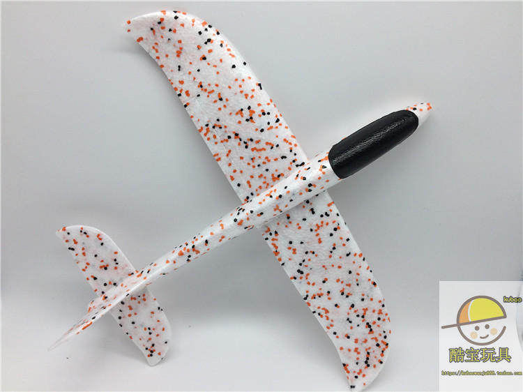 Фрисби 手抛飞机泡沫飞机滑翔机贴花贴纸飞机火焰飞机飞得远投掷儿童玩具 628