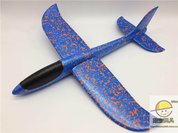 Фрисби 手抛飞机泡沫飞机滑翔机贴花贴纸飞机火焰飞机飞得远投掷儿童玩具 628
