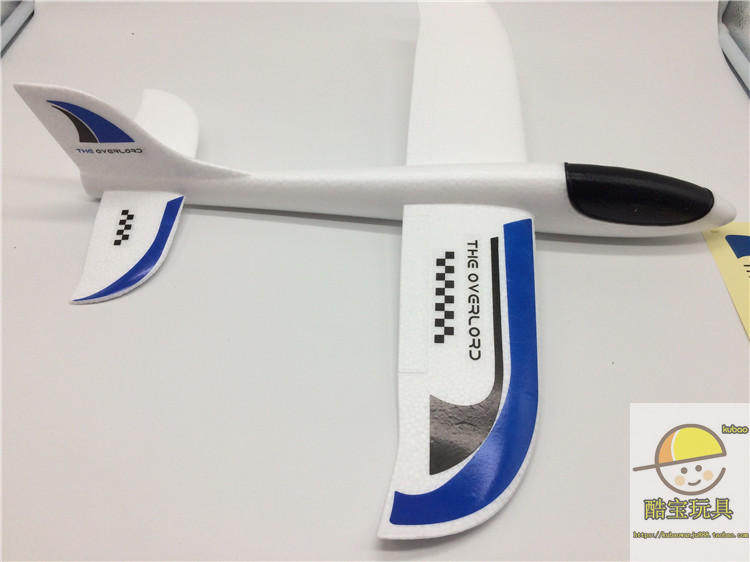 Фрисби 手抛飞机泡沫飞机滑翔机贴花贴纸飞机火焰飞机飞得远投掷儿童玩具 628