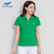 Jiamusi sports short-sleeved T-shirt women's summer lapel large size casual top men's half-sleeved breathable polo shirt