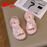 Warrior, летние сандалии для принцессы, пляжная пляжная обувь, в цветочек, в корейском стиле