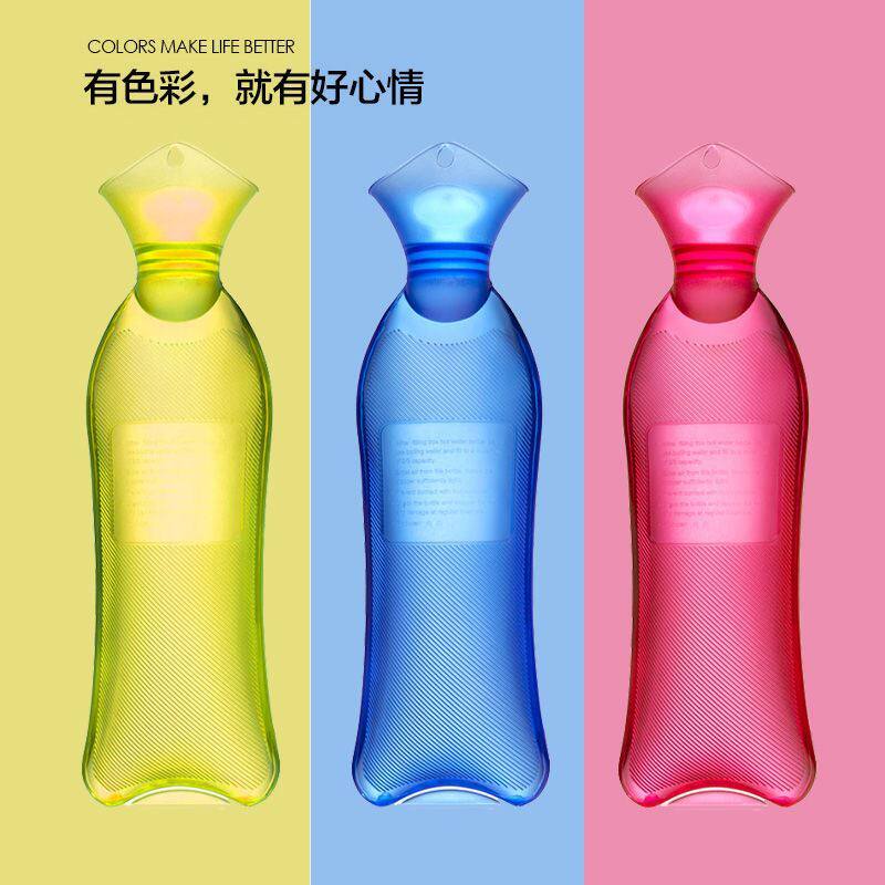 Hot water bag warm foot bed adult water injection high density pvc pink tender girl heart 2020 new leakage proof