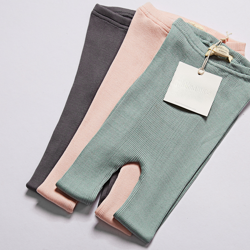 70% true silk Swiss minimalisma girl inside lap pants baby children wool silk fall pants