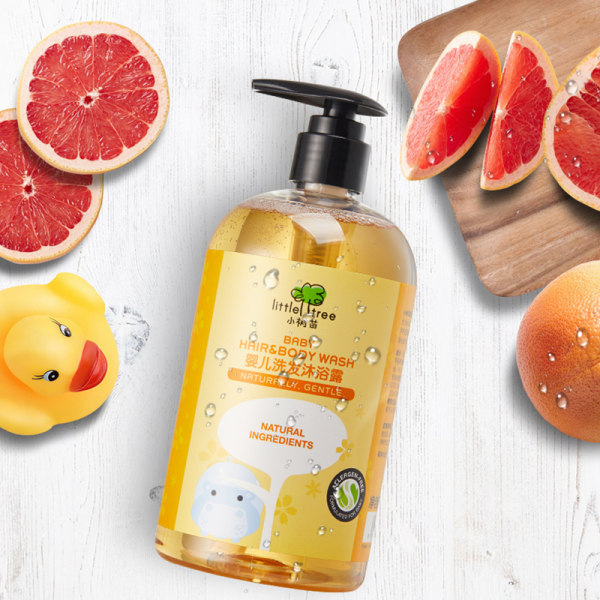 英国 little tree 小树苗 小树苗 婴儿二合一沐浴露 500ml*2瓶 双重优惠折后￥24.9包邮