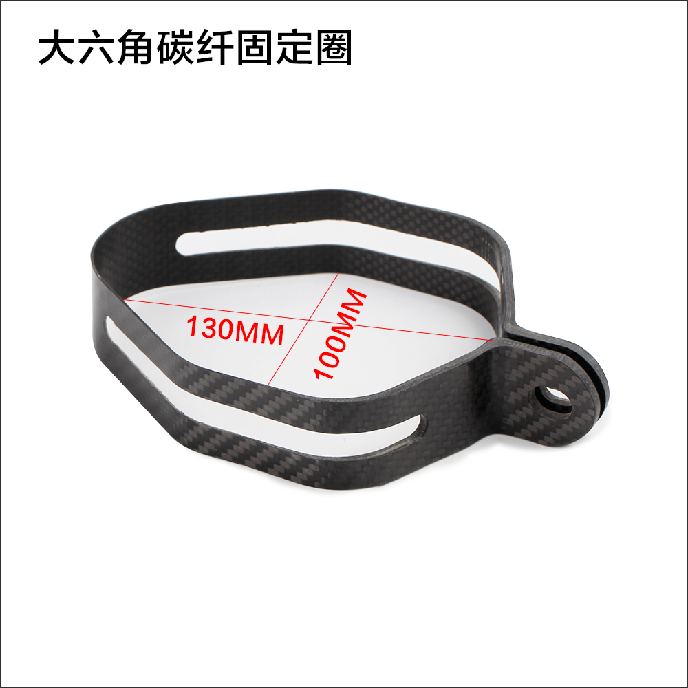 Xe máy ống xả sửa chữa vòng thép không gỉ ống xả vòng sợi carbon sửa chữa vòng vòng kẹp - Ống xả xe máy pô on off xe máy