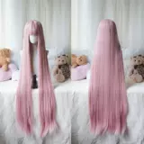 [Очаномидзу] 120 см Лолита Поддельная Рапунцель Прямые волосы Темно-коричневый Грейпфрут Розовый Лен Золото Не подлежит возврату