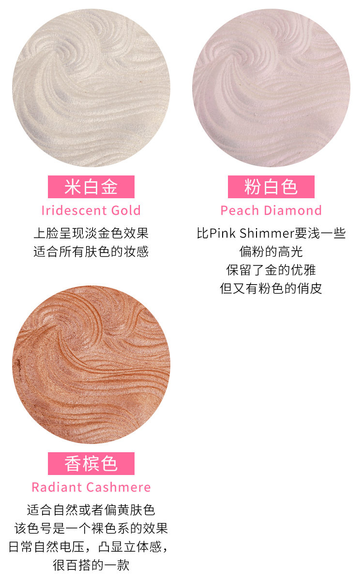 Anh MUA baking điểm nổi bật bột Zhang Yihan PK107 thay thế sáng da stereo sửa chữa bột năng lực phấn highlight tạo khối