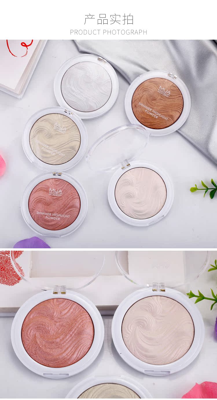 Anh MUA baking điểm nổi bật bột Zhang Yihan PK107 thay thế sáng da stereo sửa chữa bột năng lực phấn highlight tạo khối