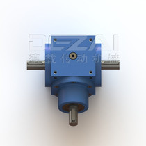 HD SP Right Angle Six Face Mounted Commuter Cone Tooth Bevel Gear Box Small Precision Industrial Steering Gear