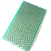 Single-sided tin spray plate 15 * 20CM green oil fiber glass fiber experimental plate hole plate PCB board