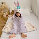 Дисней, детская накидка, зимнее милое одеяло, плащ с капюшоном