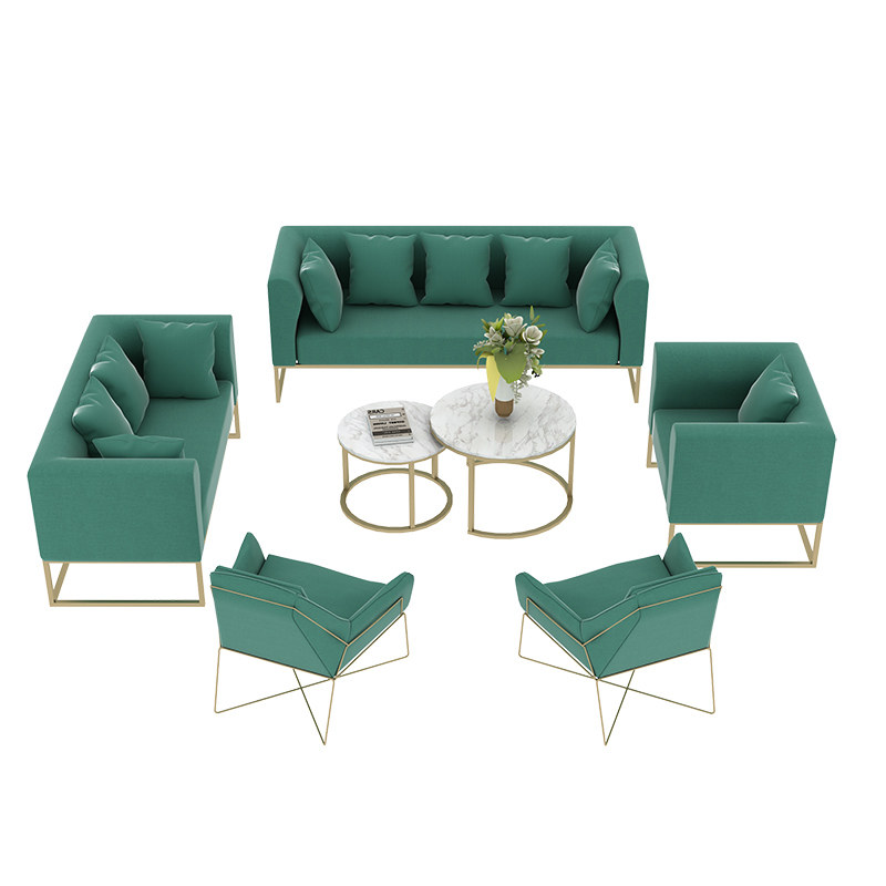 Nordic Simple Modern Light Luxury Sofa Combination Single Double Double Double Large House Living Room