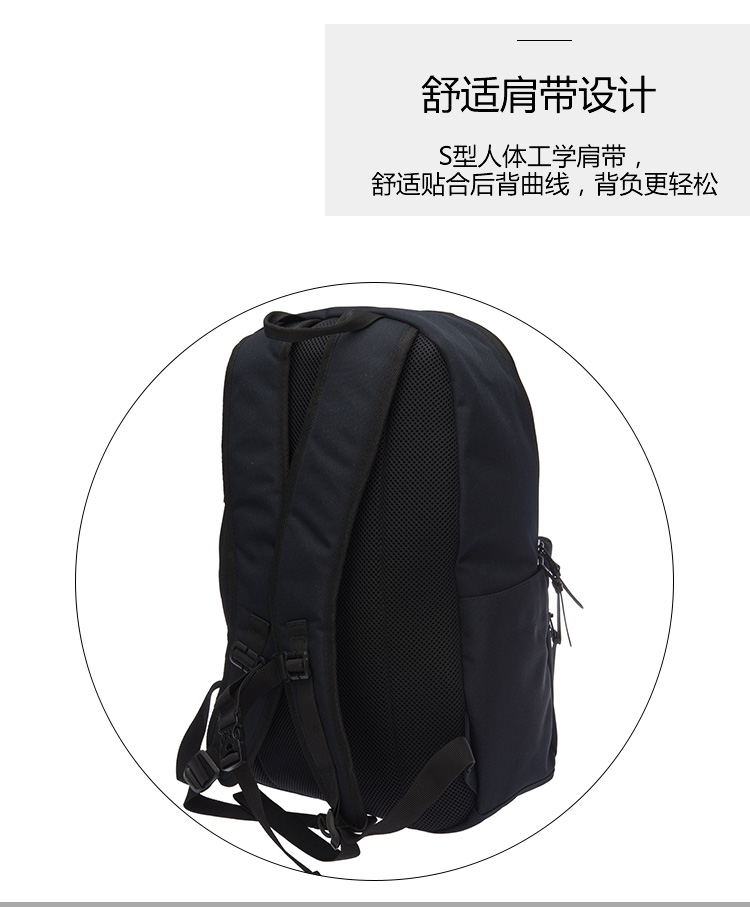 Li Ning ba lô nam túi đích thực mới đào tạo ba lô học sinh trung học túi mùa thu và mùa đông túi thể thao túi máy tính nam balo michael kors