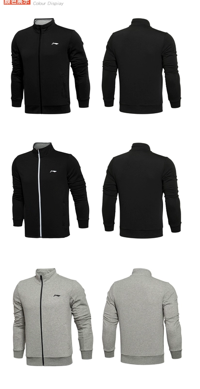 Áo len nam Li Ning Áo len nam 2019 mùa xuân Quần áo thể thao nam Casual Tops chính hãng áo dài không tay - Thể thao lông cừu / jumper áo hoodie nữ dày