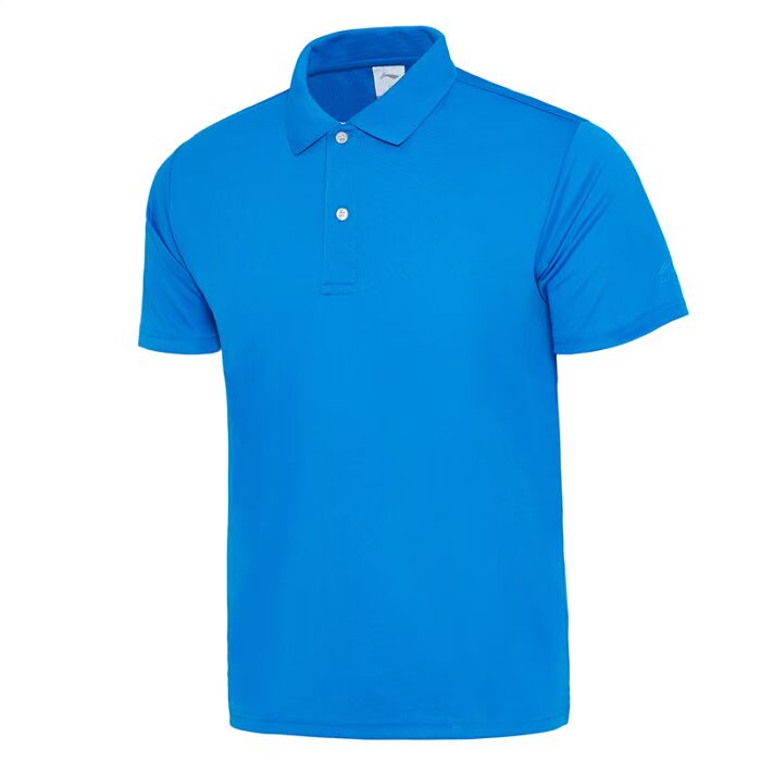 Li Ning T-Shirt nam ngắn tay thể thao giản dị thở ve áo POLO áo sơ mi nhanh khô chạy áo kích thước lớn phần mỏng mùa hè áo phông polo
