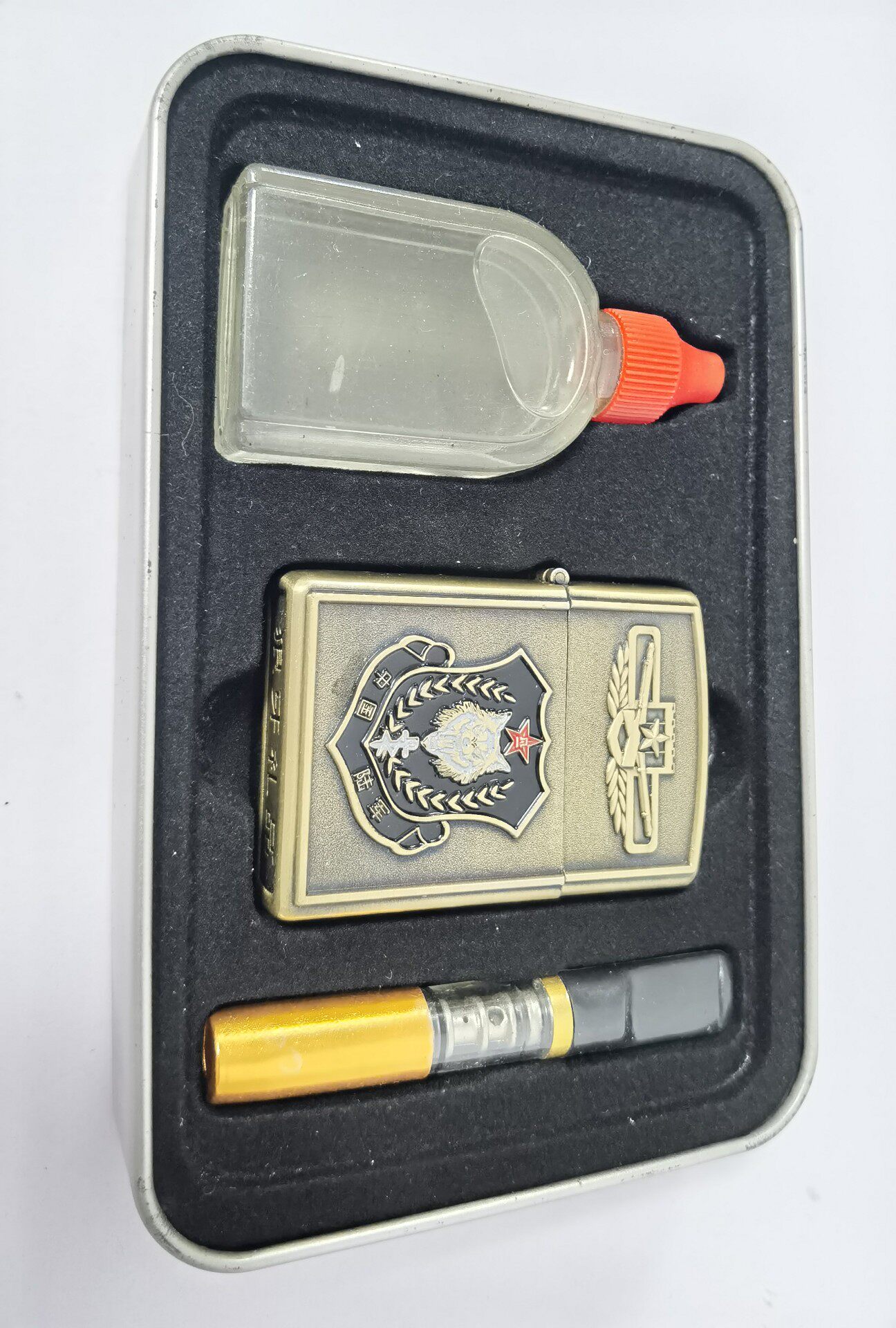 American Great Soldier Lighter old kerosene lighter Jun Lighter Iron sheet Lighter Big Soldier Lighter