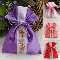 South Korean buns buns bunches Bags Festive bags Bags Jewelry Cosmetics Packing Bags Collection Nag Bags Traditional Embroidered Necking Bags