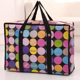 Водонепроницаемый очень большой плетеный багажный тканевый мешок для переезда, пакет, система хранения, одеяло, сумка, увеличенная толщина, ткань оксфорд