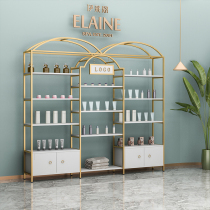 Minzi Light Luxury Cosmetics Display Cabinet Beauty Nail Product Shelf Display Stand Hand-made Jewelry Shelf Cabinet