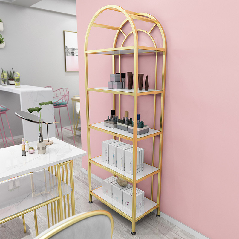 Minzi light luxury cosmetics display cabinet product shelf mother and baby rack ins bag display rack store storage showcase