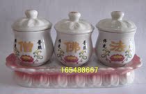  Ceramic Buddha Utensils Dharma Monk offering cup Buddhist supplies Water supply cup