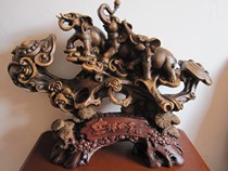 Jixiang Ruyi resin ornaments Elephant Ornaments mascot crafts home decorations