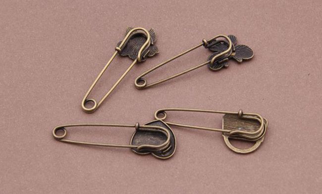 Broche en Alliage argent plaqué or - Ref 1176318 Image 9
