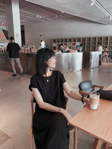 Maze Studios Black Asymmetrical versatile two-piece dress can be split to match a variety of collocations