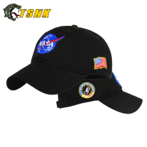 Customizable TSNK men and women three-dimensional embroidery NASA space travel baseball cap cycling cap Parent-child cap