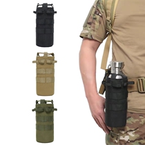 Outdoor tactical MOLLE water bottle bag multi-functional thermos cup cover waist seal backpack combination accessory bag waist hanging sub-bag