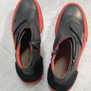 Повседневная обувь, высокие универсальные кроссовки с молнией, из натуральной кожи, в корейском стиле