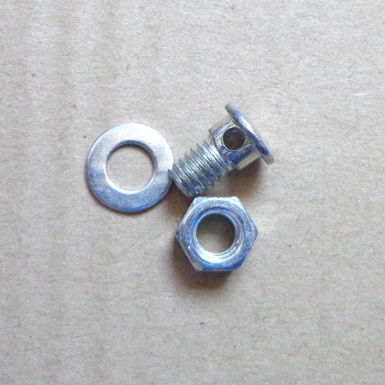 Bike brake bean climbing car brake teasing v brake line fixing screw with brake screw threading screw