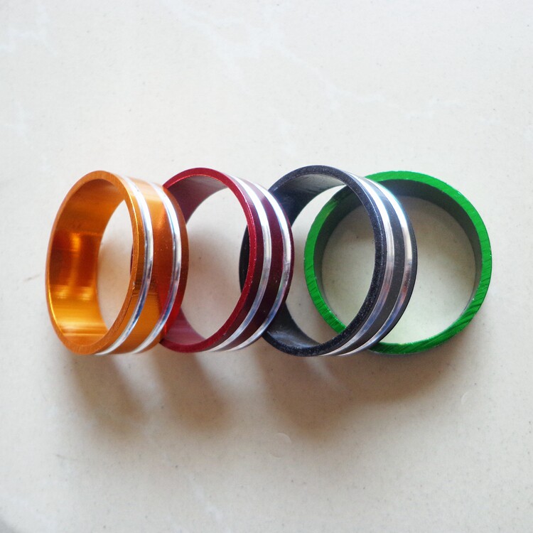 Mountain bike handlebar washer head color heightening washer front fork handle riser gasket fine-tuning heightening washer