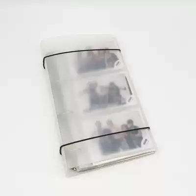 Jingjing custom n5-inch burning general book Photo storage book Large-capacity three-stage loose-leaf card L-shop student writing book