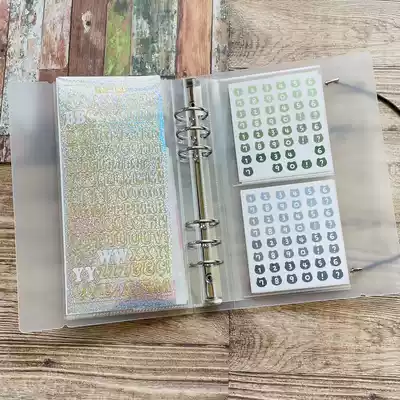 F series set book｜Jingjing custom loose-leaf F storage book 10*10 Coaster sticker Card tape Release paper book