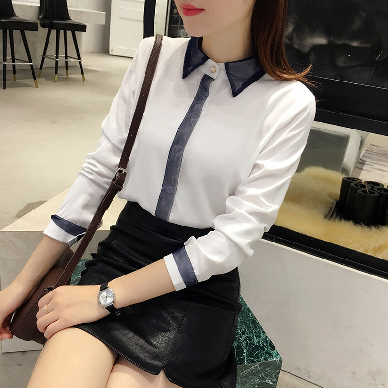 Clear Cabin 2022 Summer New Fashion Foreign Pie Professional Shirt Woman Design Sensation Small Crowned Snowy White Shirt Blouse