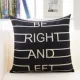 Linen Art Retro Bắc Âu Ném Gối Anh Sofa Đệm Gối Vỏ vuông Đệm Elk Không có lõi - Trở lại đệm / Bolsters