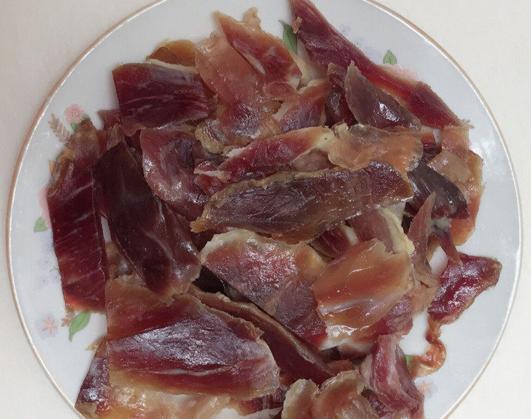 Authentic Jinhua ham boneless pure meat ham small minced meat scraps bacon sauce ham sliced meat 1 kg