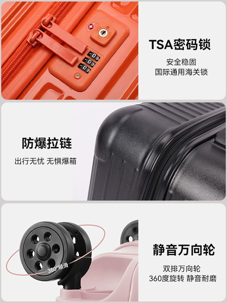 Big capacious suitcase, box, 28 inch