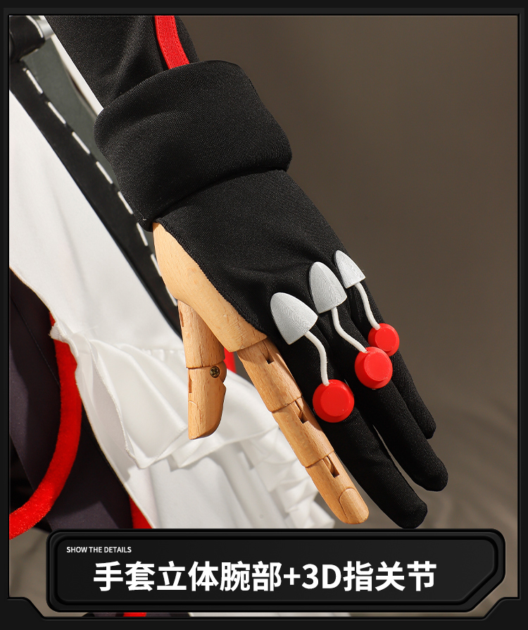 Alexandrina Sebastiane Rina Cosplay Perücke Zenless Zone Zero Kopfband Frauen Halloween Dienstmädchen Uniform Haushalt Haar 30