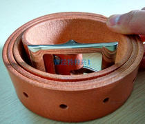 Stock 06 cow belt thickened head layer cowhide flying belt