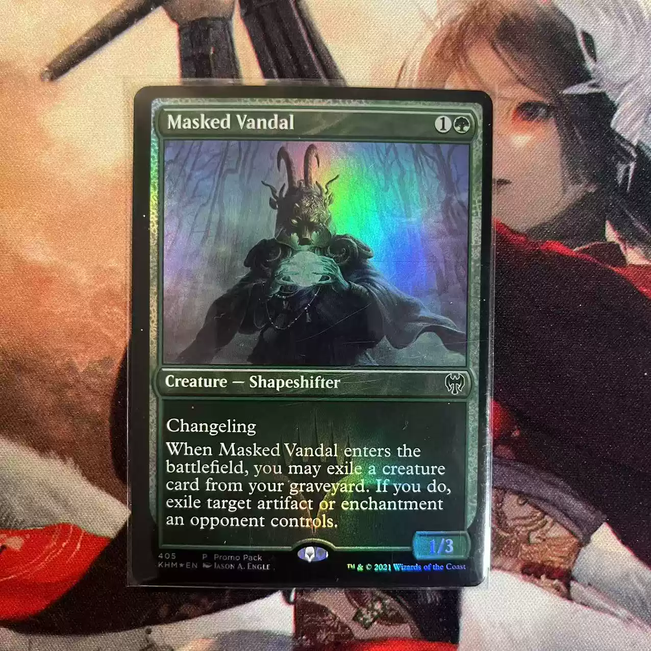 索蓝卡牌】万智牌特卡闪覆面破坏者凯德海姆英文