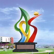 Customized large stainless steel sculptures fiberglass copper iron art water landscape garden figures animals abstract decorative ornaments