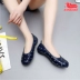 Thời trang mùa xuân và mùa thu nông miệng thạch cao giày cao cổ bộ giày giày chống nước mưa chống trượt giày công sở giày cao su giày mưa phụ nữ