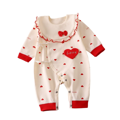 Хлопковый комбинезон для девочек для новорожденных для младенца, детское брендовое боди, 0-3 мес.