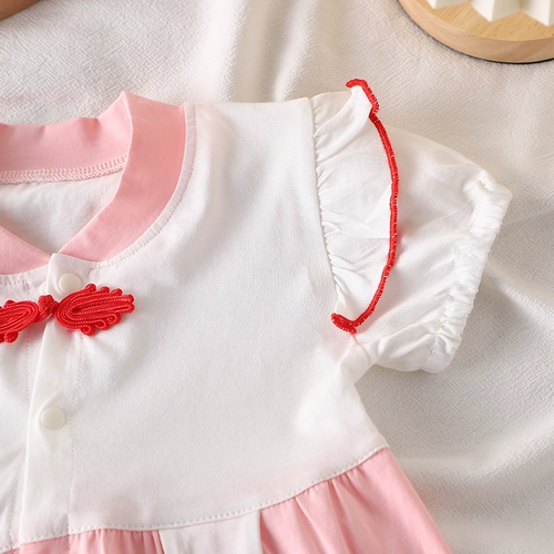 Детское боди для новорожденных, тонкий хлопковый комбинезон для младенца для девочек для выхода на улицу