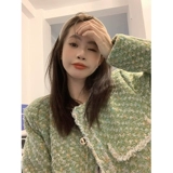 Зимняя ретро изысканная стеганая хлопковая куртка, в стиле Шанель, увеличенная толщина