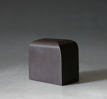 Chinese famous inkstone square city Huangshishan Huangshi inkstone original stone seal
