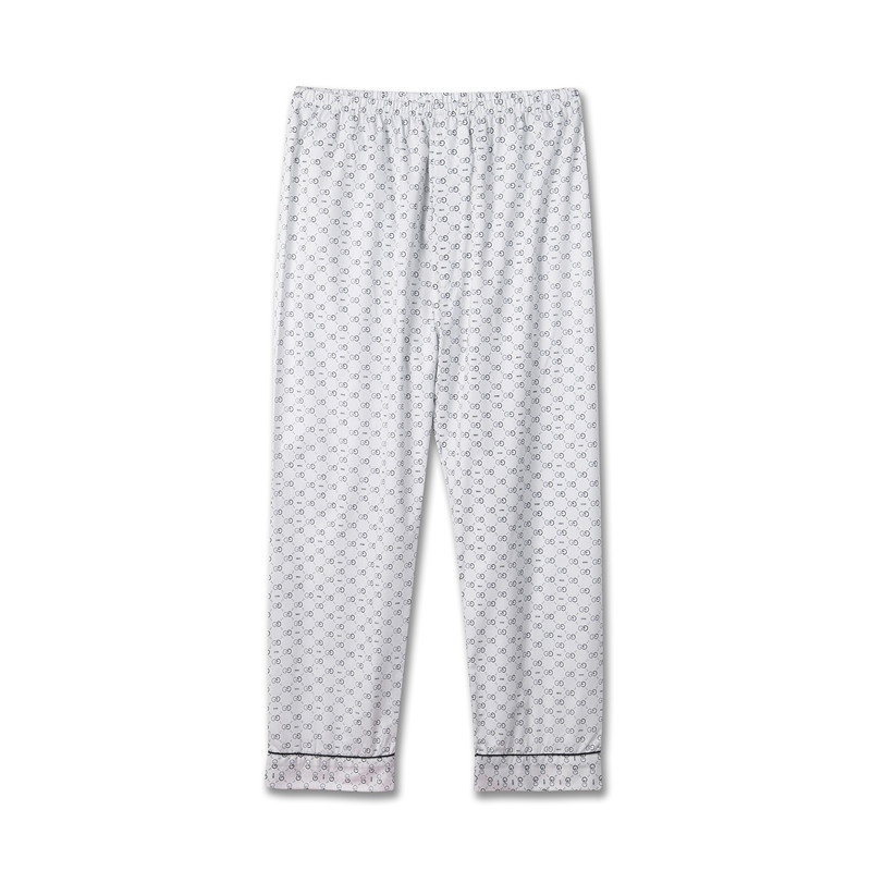Mùa xuân và mùa thu Cotton mới Bộ đồ ngủ rộng rãi Quần cotton nam trung niên Quần nhà mùa hè Quần nhà nam Quần mỏng thời trang mặc nhà